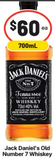 IGA Liquor Jack Daniel's Old Number 7 Whiskey offer