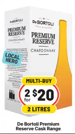 IGA Liquor De Bortoli Premium Reserve Cask Range offer