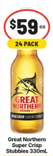 IGA Liquor Great Northern Super Crisp Stubbies offer