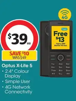 Coles Optus X Lite 5 offer