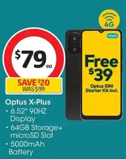 Coles Optus X Plus offer