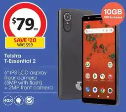 Coles Telstra T Essential 2 offer
