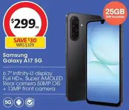 Coles Samsung Galaxy A17 offer