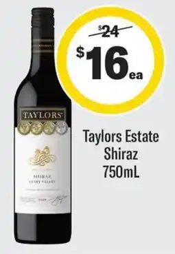 Coles Taylors Estate Shiraz offer