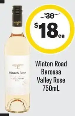 Coles Winton Road Barossa Valley Rose offer