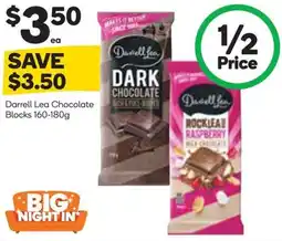 Woolworths Darrell Lea Chocolate Blocks offer