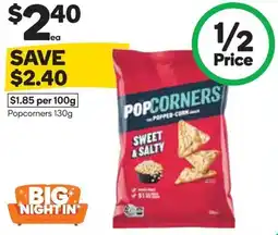 Woolworths Popcorners offer