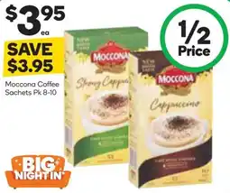 Woolworths Moccona Coffee Sachets offer