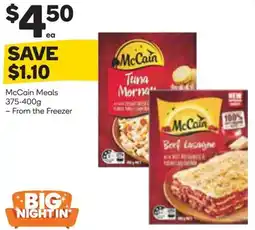 Woolworths McCain Meals offer