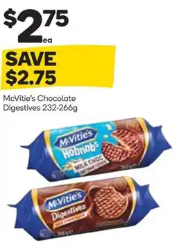 Woolworths McVities Chocolate Digestives offer