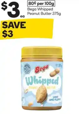 Woolworths Bega Whipped Peanut Butter offer