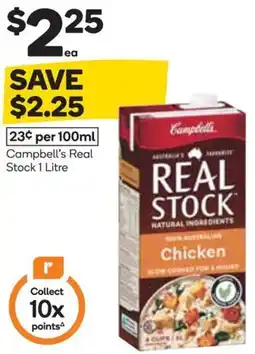 Woolworths Campbells Real Stock offer