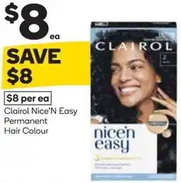 Woolworths Clairol Nice N Easy Permanent Hair Colour offer