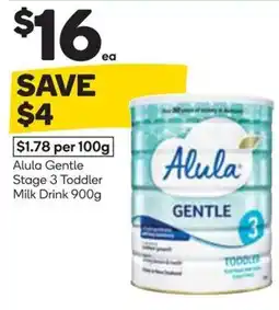 Woolworths Alula Gentle Stage 3 Toddler Milk Drink offer