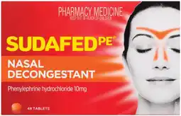 Pharmacist Advice Sudafed PE Nasal Decongestant 48 Tablets offer