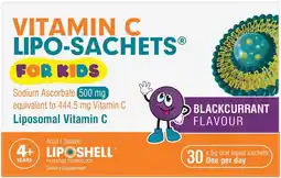 Pharmacist Advice Lipo-Sachets Vitamin C For Kids Blackcurrant Flavour Sachets offer