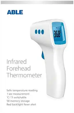 Pharmacy Best Buys Able Infrared Forehead Thermometer offer