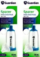 Amcal Pharmacies Guardian Spacer With Child Mask offer