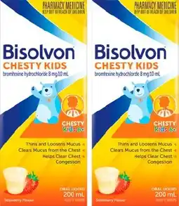 Amcal Pharmacies Bisolvon Chesty Kids 6+ Cough Oral Liquid offer