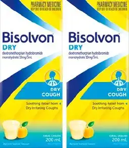 Amcal Pharmacies Bisolvon Dry Cough Oral Liquid offer