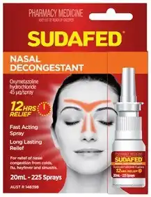 Amcal Pharmacies Sudafed Nasal Decongestant Spray offer