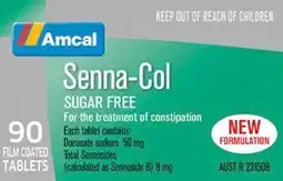 Amcal Pharmacies Amcal Senna-Col 90 Tablets offer