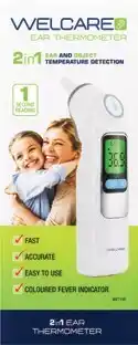Amcal Pharmacies Welcare 2 In 1 Ear Thermometer offer