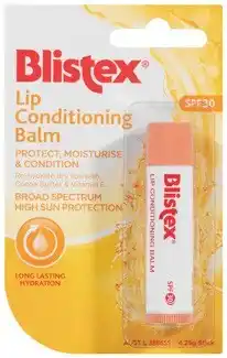 Amcal Pharmacies Blistex lip conditioning balm spf 30 offer