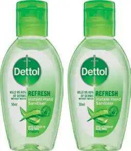 Amcal Pharmacies Dettol Antibacterial Instant Hand Sanitiser Refresh offer
