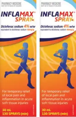 Amcal Pharmacies Inflamax Diclofenac Spray 4% offer