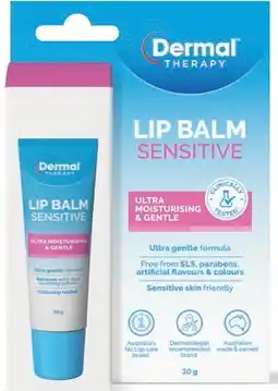 Priceline Dermal Therapy Lip Balm Sensitive offer