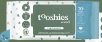 Amcal Pharmacies Tooshies Baby Wipes Pure Water offer