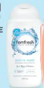Amcal Pharmacies Femfresh Active Wash offer