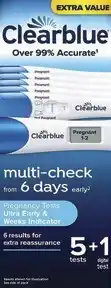 Amcal Pharmacies Clearblue Multi Check Pregnancy Combo Test offer