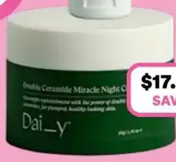Priceline DAILY SKINCARE Double Ceramide Miracle Night Cream offer