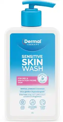Priceline Dermal Therapy Sensitive Skin Wash offer