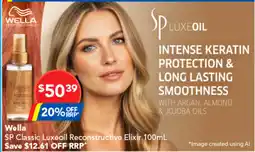 Amcal Pharmacies Wella sp classic luxeoil reconstructive elixir offer