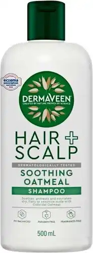 Priceline Dermaveen Oatmeal Shampoo for Dry, Flaky or Sensitive Scalps 500mL offer