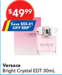 Amcal Pharmacies Versace bright crystal edt offer