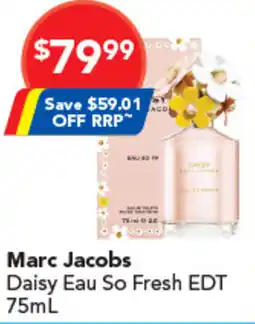 Amcal Pharmacies Marc jacobs daisy eau so fresh edt offer
