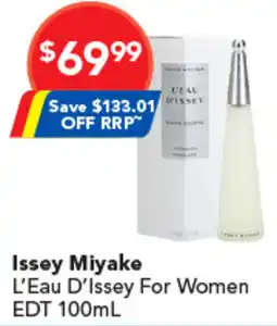 Amcal Pharmacies Issey miyake l eau d issey for women edt offer