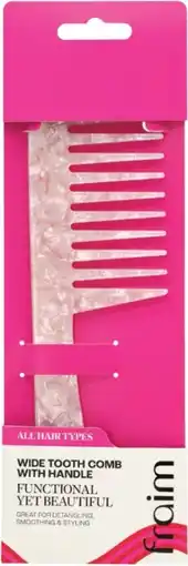 Priceline Fraim Wide Tooth Comb with Handle offer