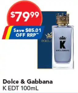 Amcal Pharmacies Dolce & gabbana k edt offer