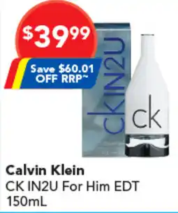 Amcal Pharmacies Calvin klein ck in2u for him edt offer