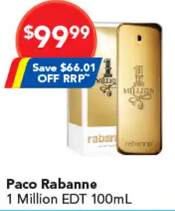 Amcal Pharmacies Paco rabanne 1 million edt offer