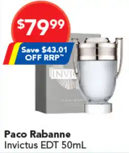 Amcal Pharmacies Paco rabanne invictus edt offer
