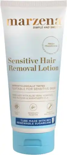 Priceline Marzena Sensitive Hair Removal Lotion offer