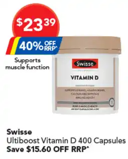 Amcal Pharmacies Swisse Ultiboost Vitamin D offer