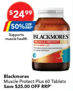Amcal Pharmacies Blackmores Muscle Protect Plus offer