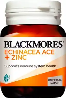 Amcal Pharmacies Blackmores Echinacea ACE + Zinc 60 Tablets offer
